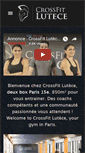 Mobile Screenshot of crossfitlutece.com