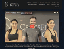 Tablet Screenshot of crossfitlutece.com